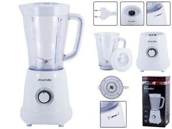 Блендер стационарный Kamille 500Вт, 2 скорости, импульс, чаша 1,5л
