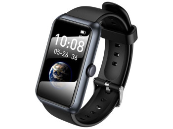 Смарт-часы Hoco Y34, Bluetooth 5.3, 180мАч, TFT дисплей, пластик, силикон, 220×70×22мм, цвет черный