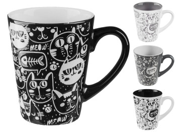Чашка керамическая "Cat style" 320мл