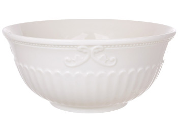 Салатник фарфоровый Elegance White, белый, 1,5 л