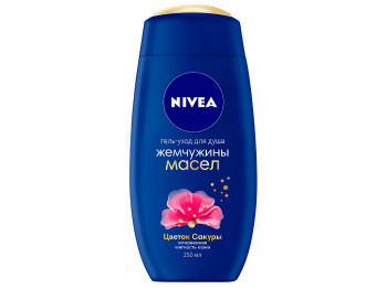 Гель-догляд для душу Nivea "Перлини масел Квітка Сакури" 250мл