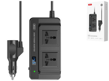 Автомобильный инвертор XO CZ011 200W Колір Чорний