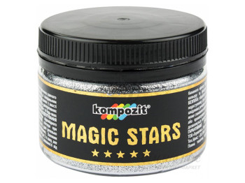 Гліттер Kompozit MAGIC STARS Срібло 60г