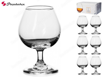 Бокалы Pasabahce Bistro для коньяка 395мл (цена за набор 6шт)
