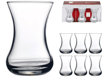 Набір склянок Pasabahce Ince Belli, для чаю та кави, 155мл (цна за набір 6шт)