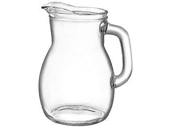 Кувшин UniGlass, стеклянный, прозрачный, с ручкой, 250 мл
