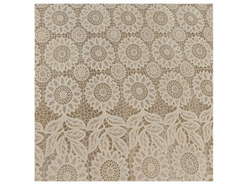Клеенка ПВХ LACE, белая, 1,37x20м (цена за рулон)