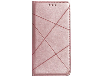 Чохол-книжка Business Leather для Samsung A21s Колір Рожевий