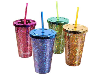 Стакан полікарбонатний, 500мл, 4 кольори