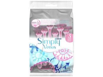 Одноразовые бритвы Gillette Simply Venus 3, 12шт