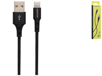 Кабель USB Borofone BX20 Lightning, Чёрный