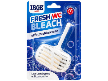 Блок для унітазу IRGE Fresh WC Bleach, що відбілює, з хлором та бікарбонатом, 1шт