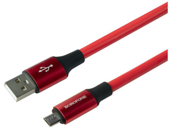 Кабель USB Borofone BX82 Micro Колір Червоний