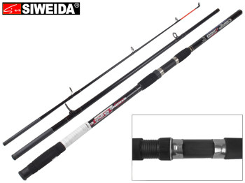 Спінінг штекерний Siweida "Carp" композит, 6 кілець, 3-секційний 3,6м 150г