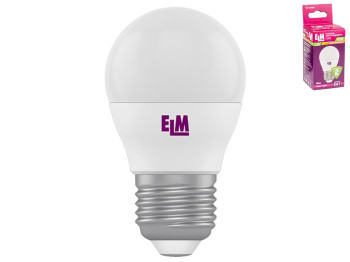 Лампа світлодіодна куля ELM Led 18-0093 G45 6W цоколь-Е27-стандарт, теплий білий світ