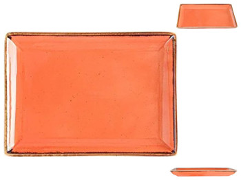 Блюдо для подачи Porland Orange, 18х13см
