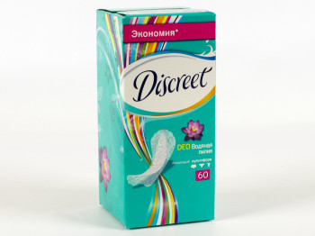 Прокладки ежедневные Discreet "Deo Водяная лилия Multiform" 60шт