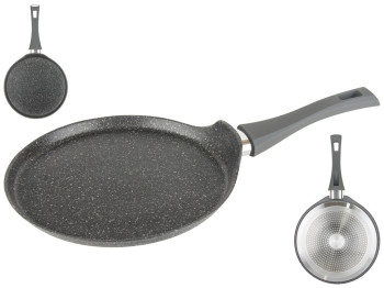 Сковорода блинная Gusto индукционное дно с антипригарным покрытием Marble D26см GT-2204-26