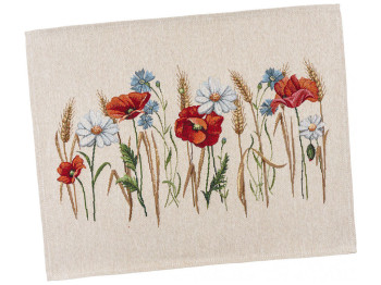 Салфетка гобеленовая Маки 37*49см 1306NA-49 RUNNER