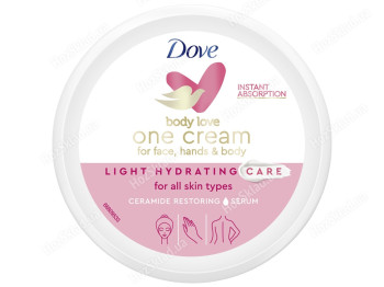 Крем для обличчя, рук та тіла Dove Body Love Зволожуючий догляд для всіх типів шкіри 250мл