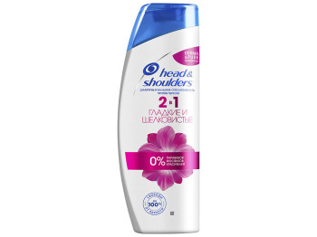 Шампунь и бальзам-ополаскиватель Head&Shoulders 2в1 Гладкие и шелковистые против перхоти 400мл