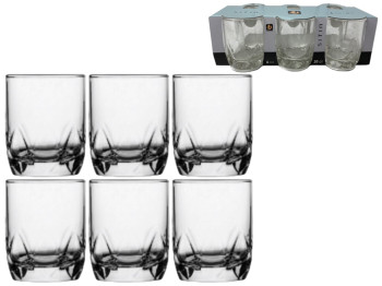 Набір склянок UniGlass Sitia, колір прозорий, 200 мл, 6 шт.