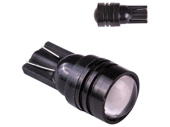 Лампа Pulso габаритная LED T10/1SMD-5050, 12v, 0.5w, 80lm White with lens (LP-158066)