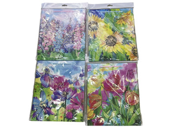 Пакет подарочный бумажный M Flower garden, 26х32х10см