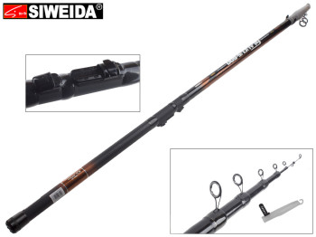 Вудка Siweida "Glaucus" карбон IM6, 7 кілець, 6-секційна 6м 5-25г