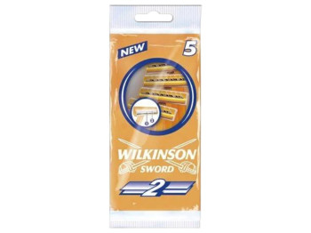 Бритва чоловіча Wilkinson Sword 2, одноразова, 2 леза, колір оранжевий (ціна за упаковку)