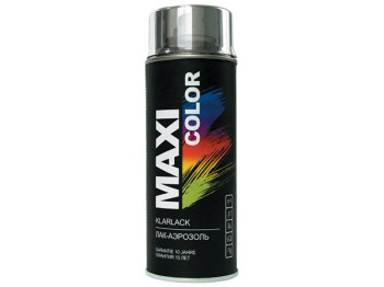 Лак-аэрозоль бесцветный MAXI COLOR глянцевый 400мл