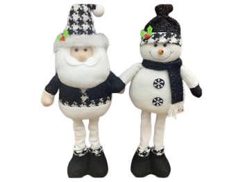 Фигура новогодняя Santa Snowman, 50см