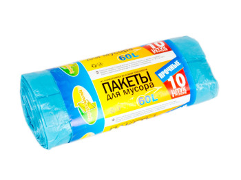 Мусорные пакеты 60л. "Традиции Качества" 10шт.