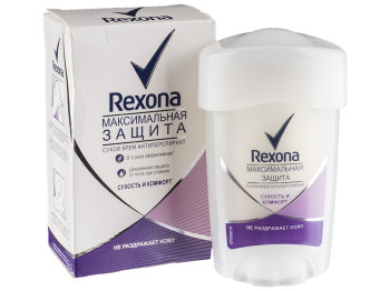 Антиперспирант-крем Rexona Максимальная защита "Сухость и комфорт" 45мл