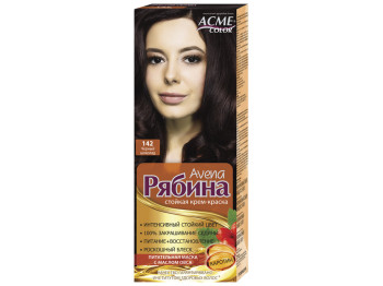 Крем-фарба Acme-color "Горобина Avena" Чорний шоколад 142