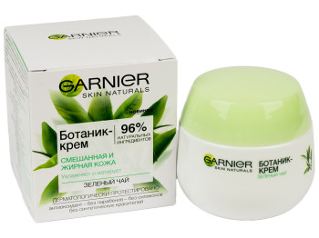 Ботанік-крем Garnier Skin Naturals "Основний догляд" для комбінованої і жирної шкіри 50мл