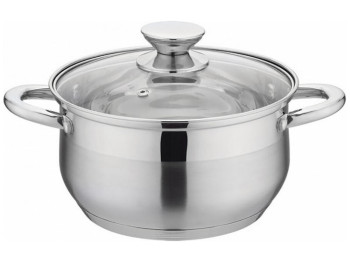 Каструля з кришкою Benson, з нержавіючої сталі, 3,9л