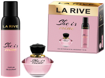 Набір подарунковий жіночий La Rive She Is Mine (парфумована вода 90мл, дезодорант 150мл)