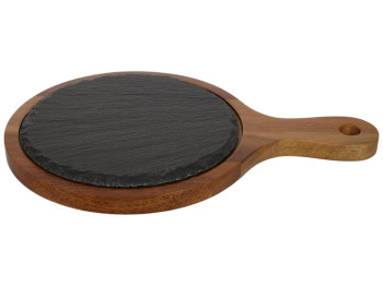 Дерев'яна дошка для подачі закусок, 30×20×2см