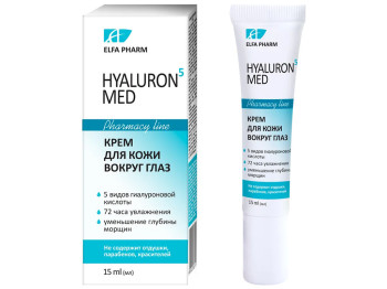 Крем для шкіри навколо очей Elfa Pharm Hyaluron5 MED 15мл