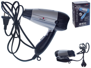 Фен Stenson 2 скорости, складная ручка, концентратор 1200W