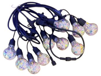 Гірлянда світлодіодна зовнішня Лампочки голограма, 5м, 10led