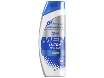 Шампунь и бальзам-ополаскиватель для мужчин Head&Shoulders 2в1 Комплексный уход против перхоти 360мл