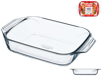 Форма стеклянная Pyrex, прямоугольная, 31х20х6см, 2л, 3426470268608
