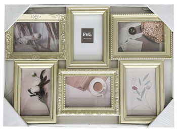 Фоторамка Evg Inno Silver Collage 6, 6900069924139