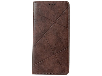 Чехол-книжка Business Leather для Xiaomi Mi 12 Цвет Коричневый