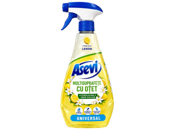 Чистящее средство Asevi Multisurfaces Fresh Lemon с уксусом, спрей, 750 мл