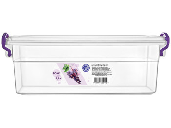 Бокс с ручками, 2,5л