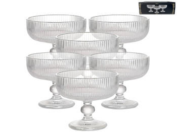 Креманка Сицилія, скло, 260мл, колір прозорий (ціна за набір 6шт)