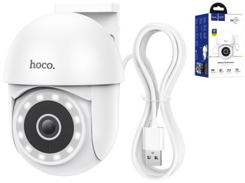 Смарт Камера Вулична Hoco D2 Wireless Колір Білий